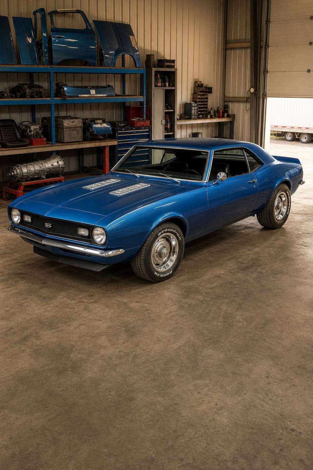 new parts 1968 Chevrolet Camaro project AI restoration vision