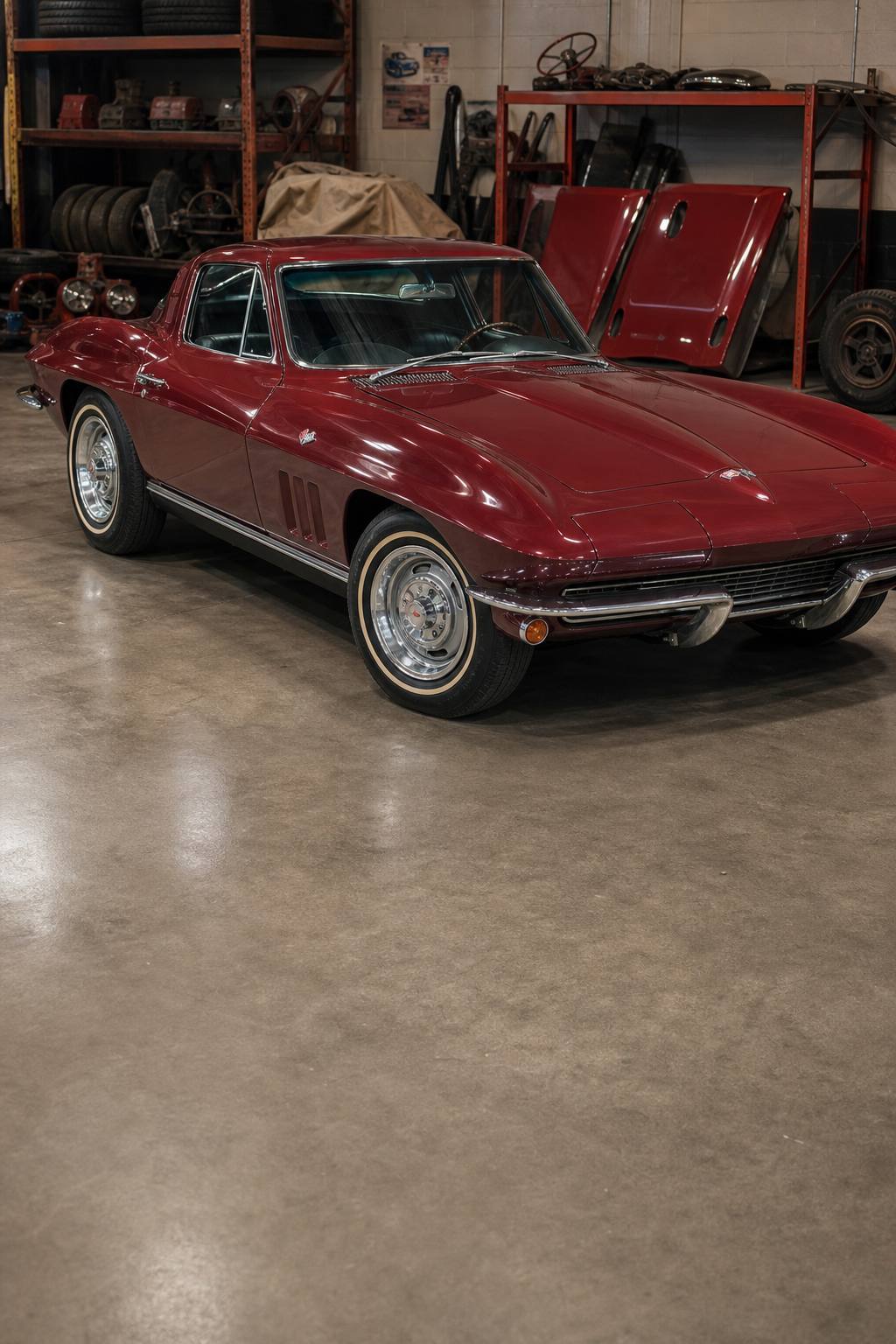 pretty complete 1967 Chevrolet Corvette Coupe Project AI restoration vision