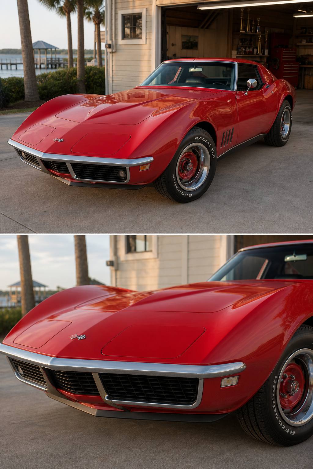 no interior 1968 Chevrolet Corvette project AI restoration vision