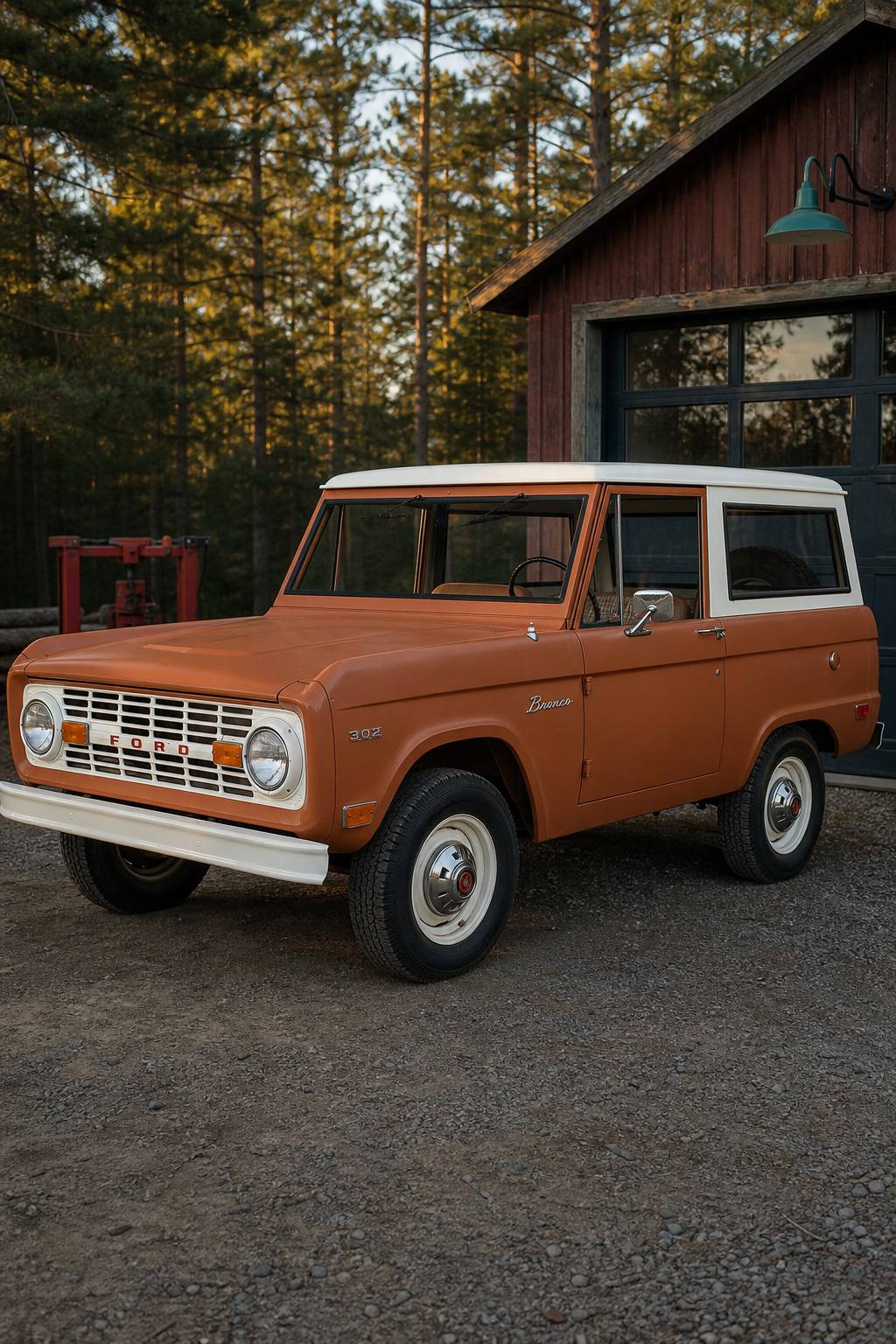 1969 Ford Bronco Project Low Miles AI restoration vision