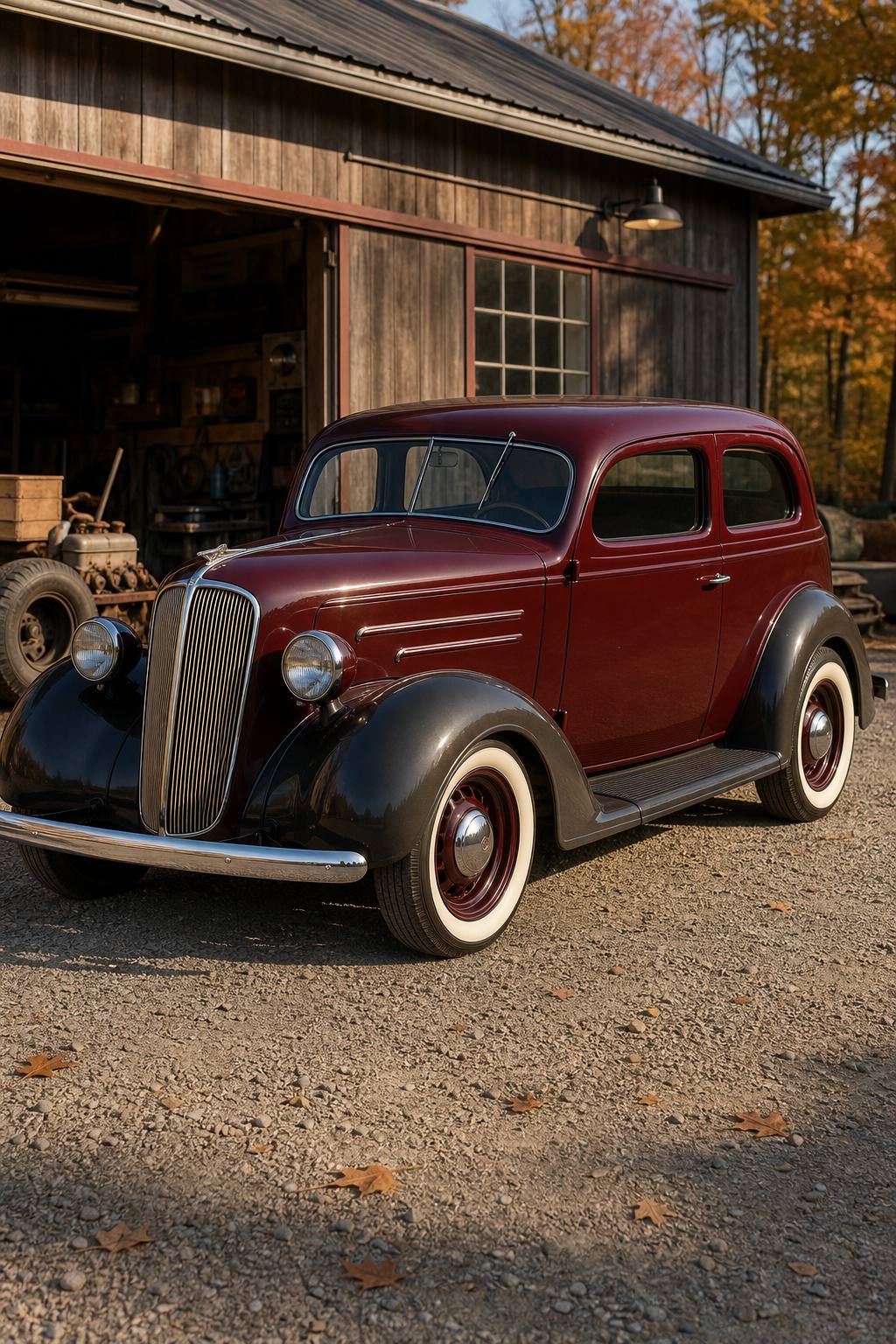 original drivetrain 1936 Chevrolet TUDOR project AI restoration vision