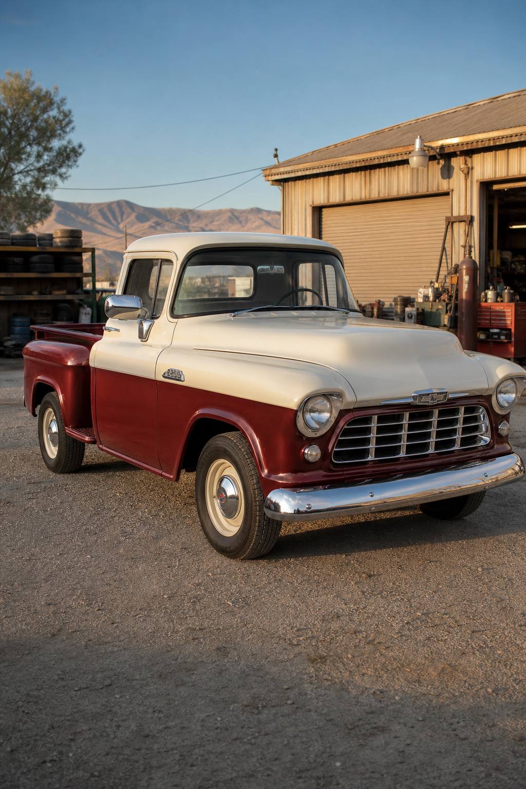 solid 1956 Chevrolet Pickups 3200 Short bed Project AI restoration vision