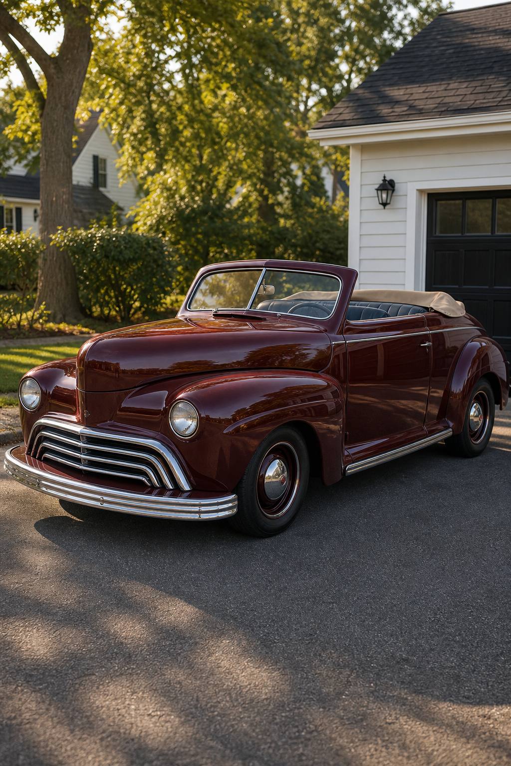 very solid 1941 Ford Custom Convertible Project AI restoration vision