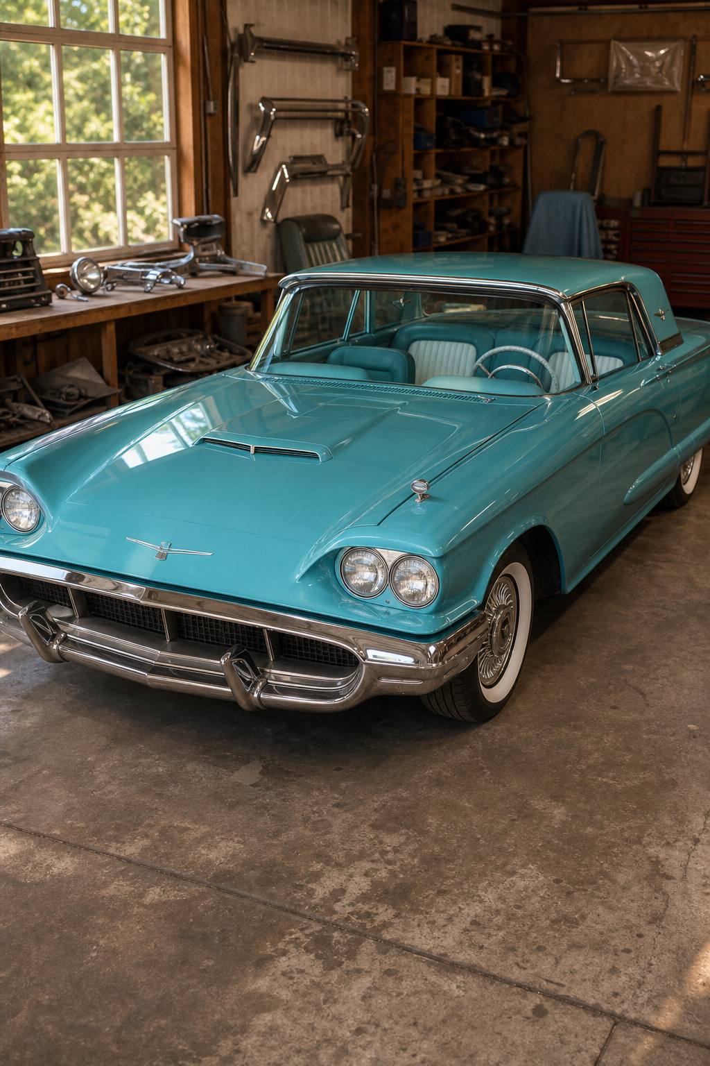 many parts 1960 Ford Thunderbird project AI restoration vision