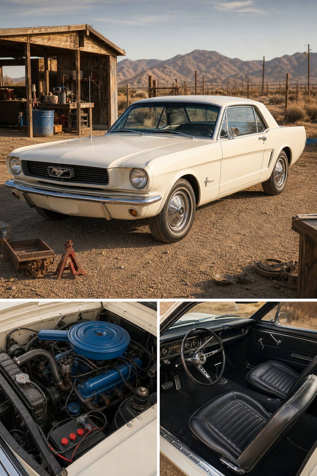 great starter 1965 Ford Mustang Project AI restoration vision