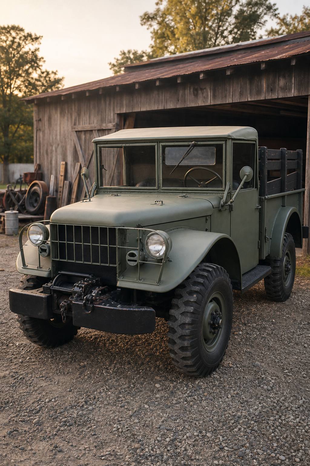 extra parts 1953 Dodge Power Wagon project AI restoration vision