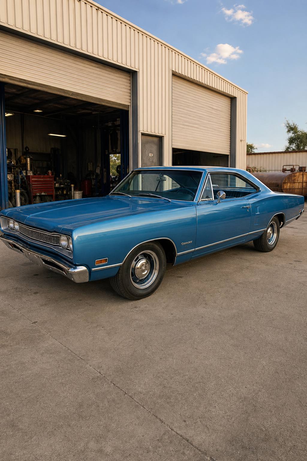 rusty 1969 Dodge Coronet project AI restoration vision