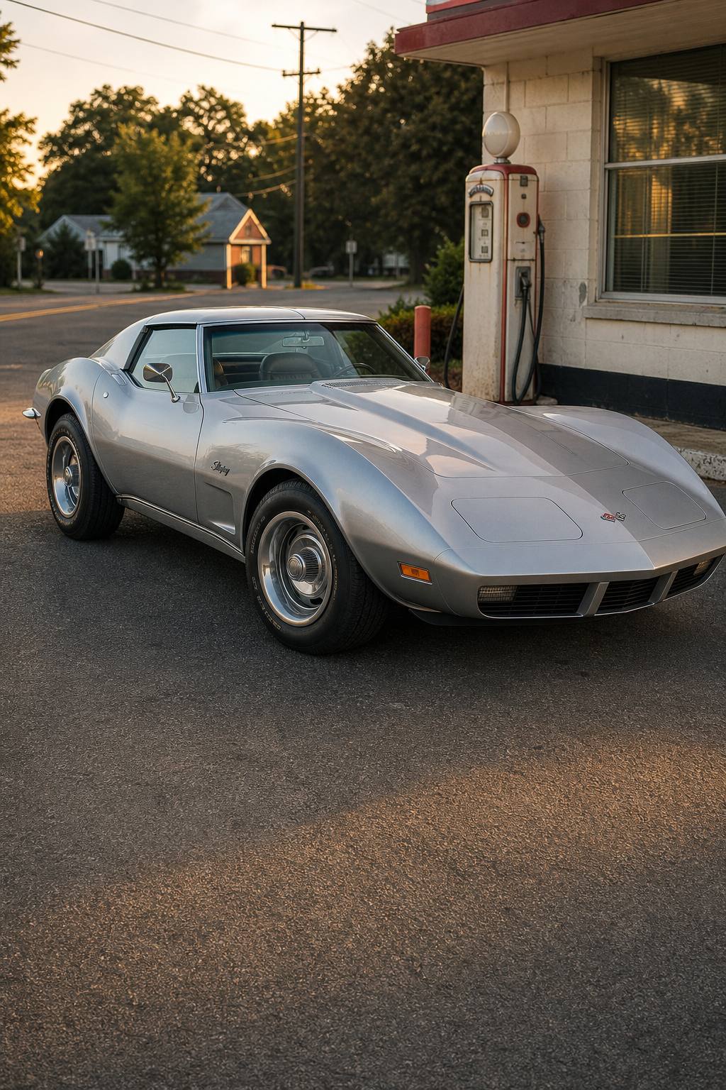 vintage 1973 Chevrolet Corvette project AI restoration vision