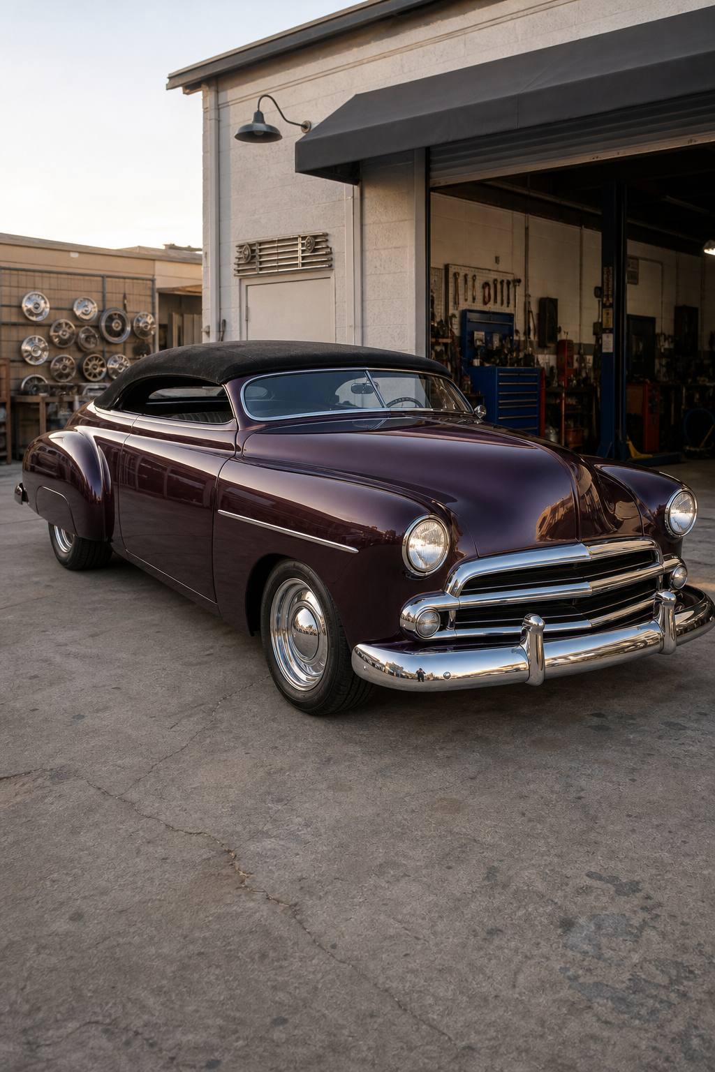 custom hot rod 1949 Chevrolet Bel Air/150/210 project AI restoration vision