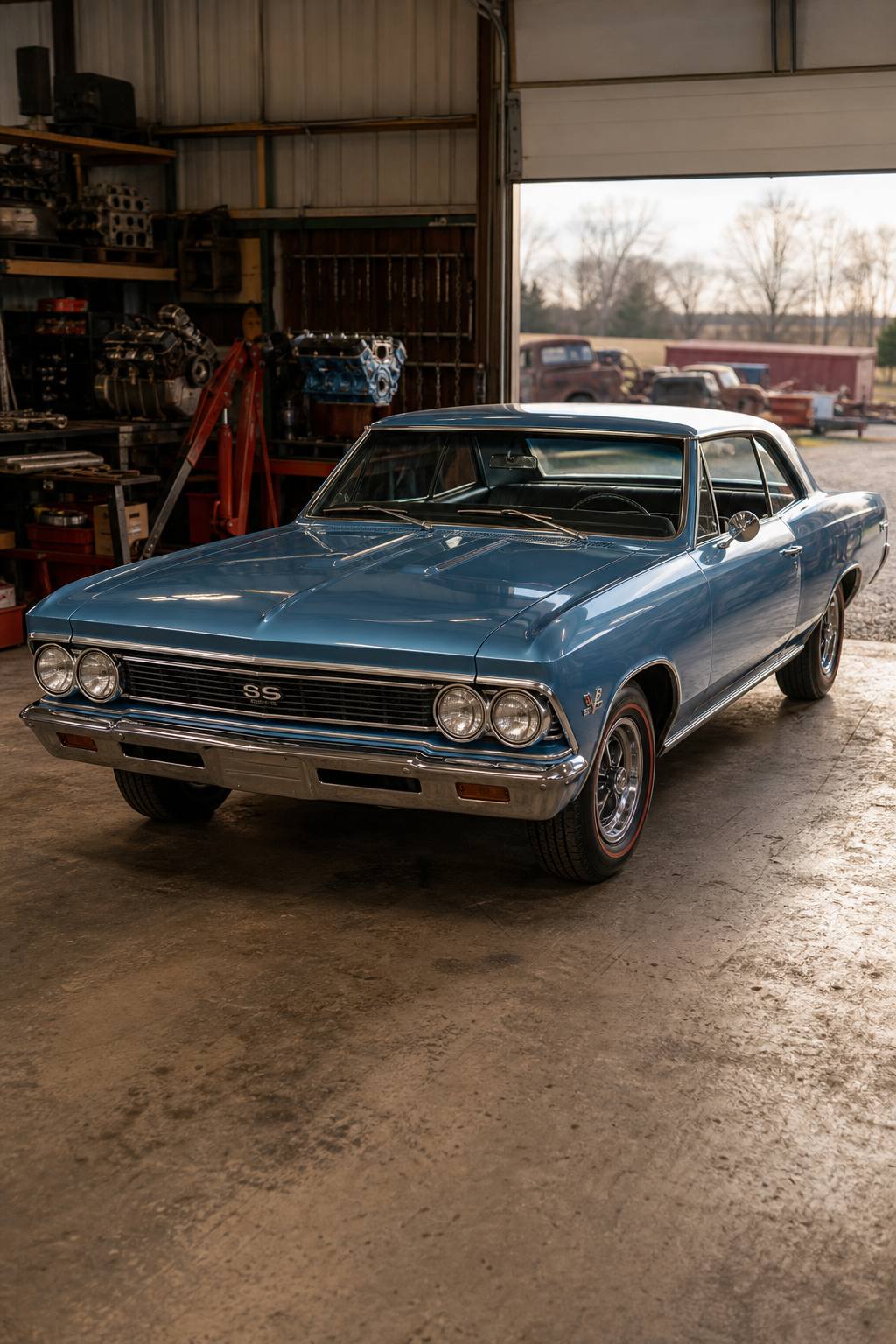 classic 1966 Chevrolet Chevelle 396 SS 4SPD PROJECT AI restoration vision