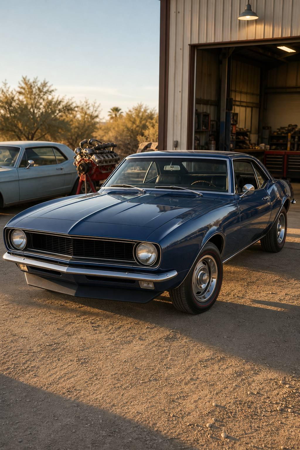 missing drivetrain 1968 Chevrolet Camaro project AI restoration vision