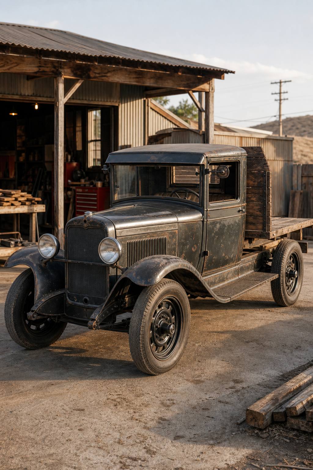 barn find 1930 Chevrolet Pickup project AI restoration vision