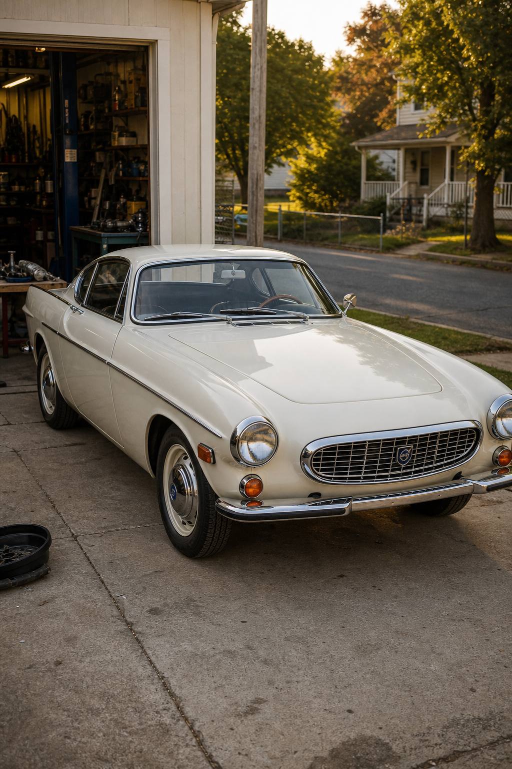 1968 Volvo 1800S AI restoration vision