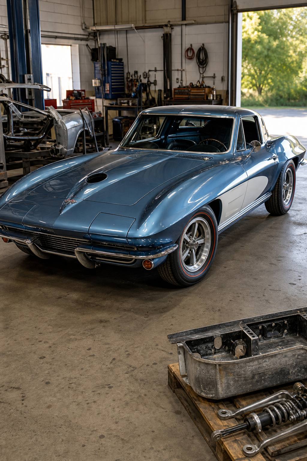 restomod project 1964 Chevrolet Corvette project AI restoration vision