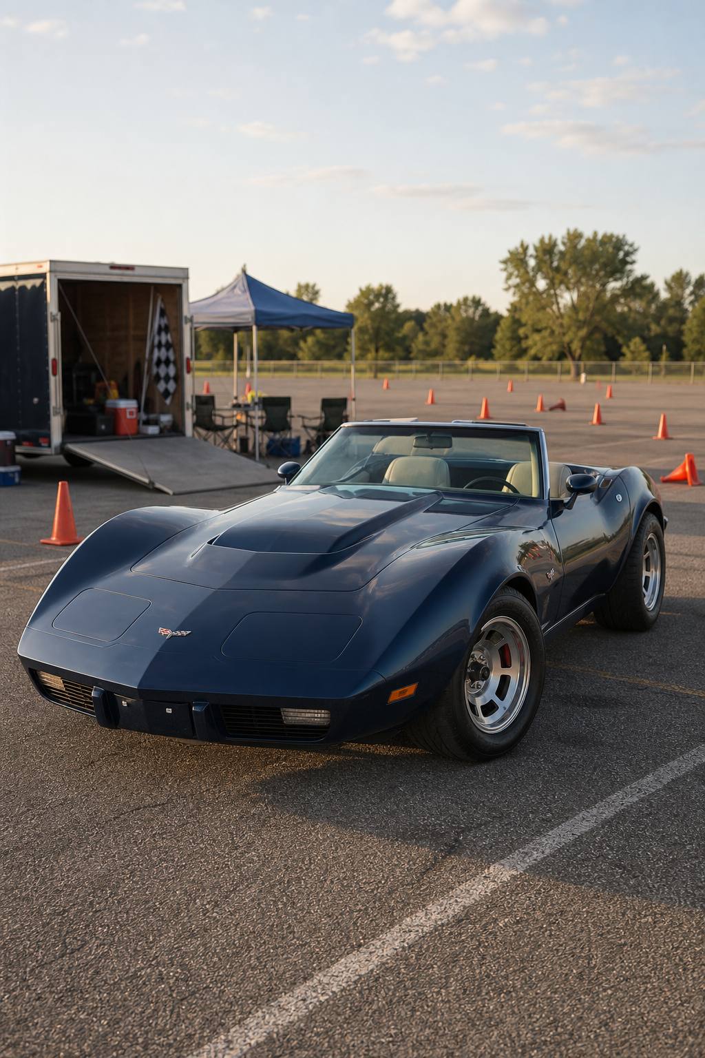 SCCA street 1973 / 1979 Chevrolet Corvette project AI restoration vision