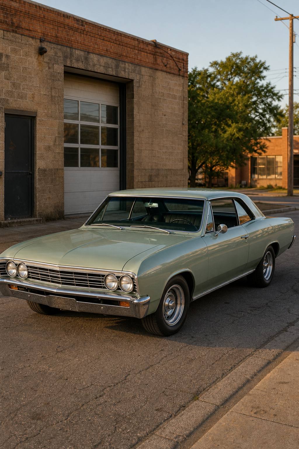 modified 1967 Chevrolet Chevelle project AI restoration vision