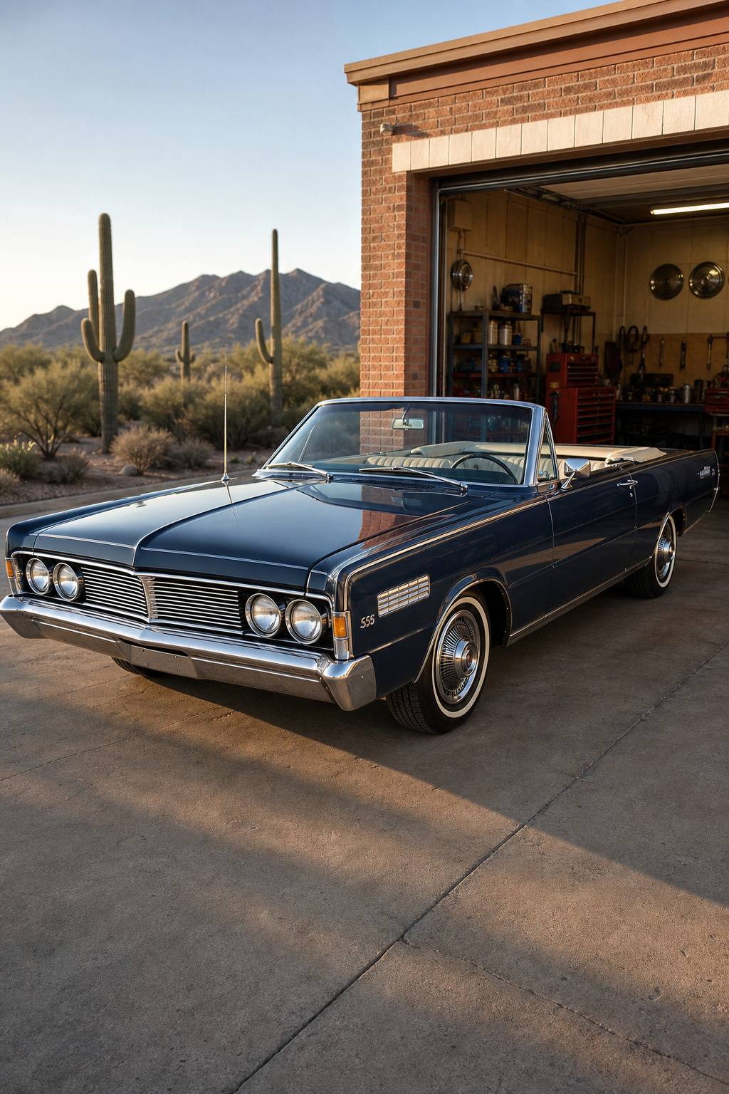 solid 1966 Mercury S 55 Convertible project AI restoration vision