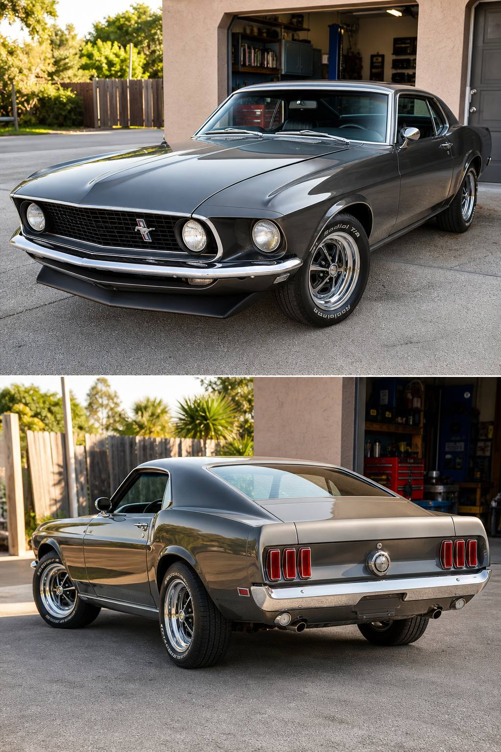 new parts 1969 Ford Mustang project AI restoration vision