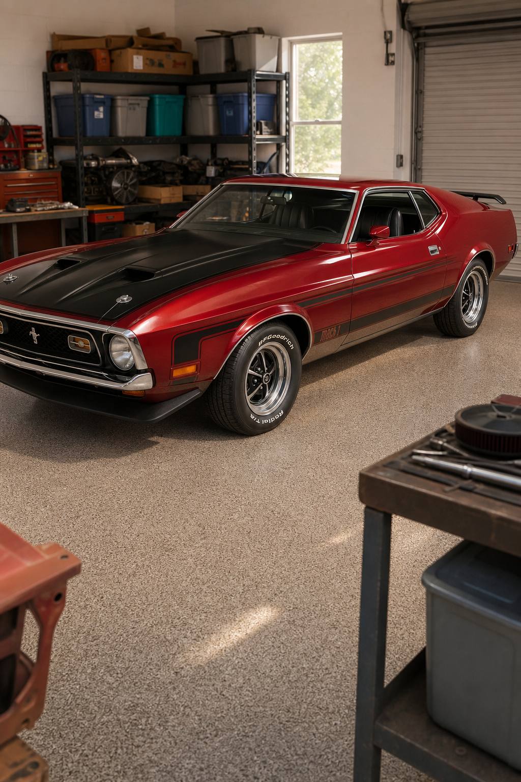 very solid 1973 Mustang Mach 1 Project AI restoration vision