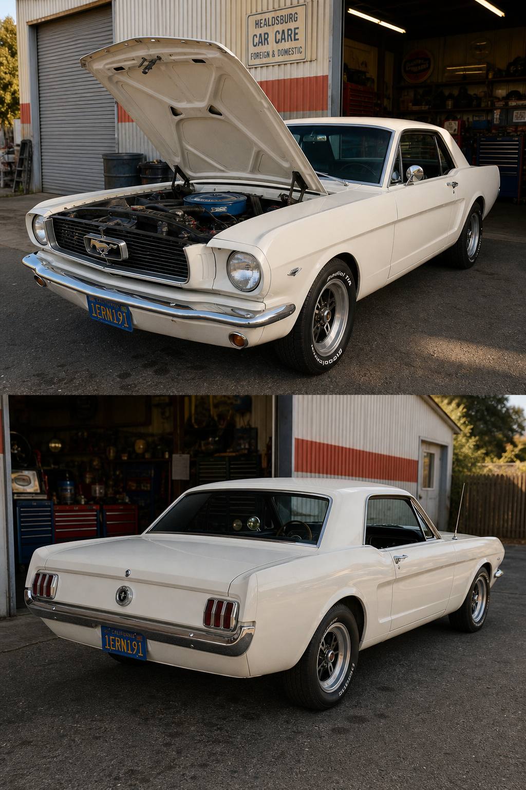 1965 Ford Mustang Coupe Project AI restoration vision