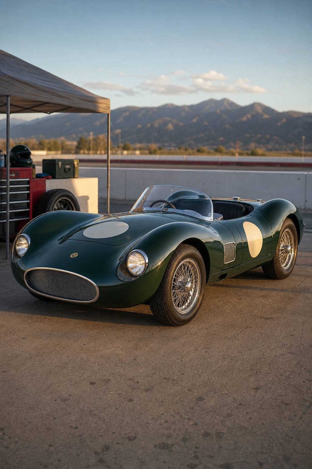 almost complete 1958 BECK LISTER Replica project AI restoration vision