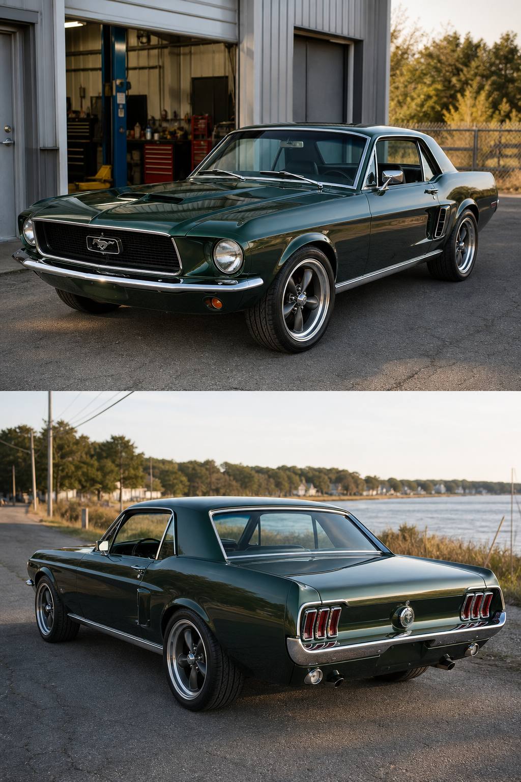 Restomod 1968 Ford Mustang project AI restoration vision