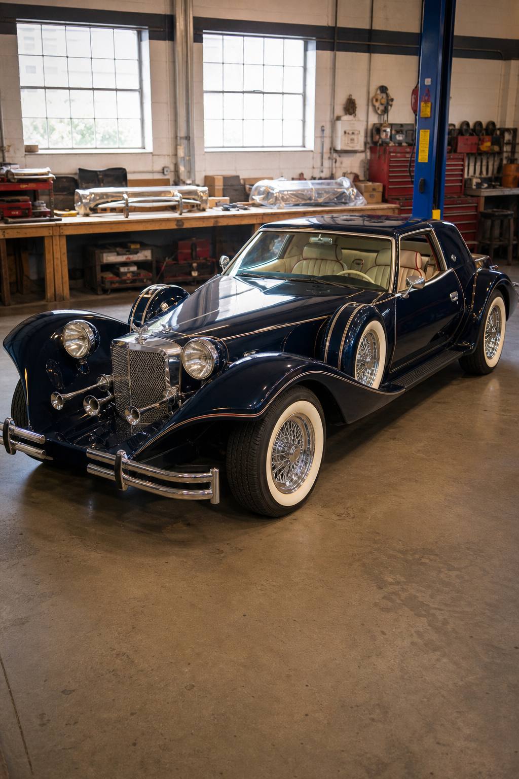 Tiffany Excalibur 1937 Phantom Kit Car Project AI restoration vision
