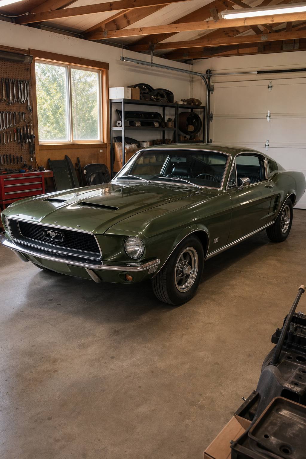 new parts 1967 Ford Mustang project AI restoration vision