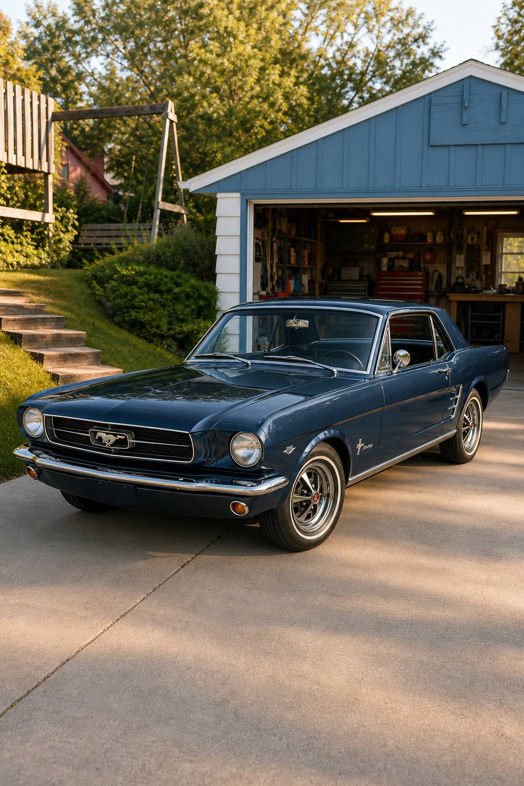 restomod 1965 Ford Mustang project AI restoration vision