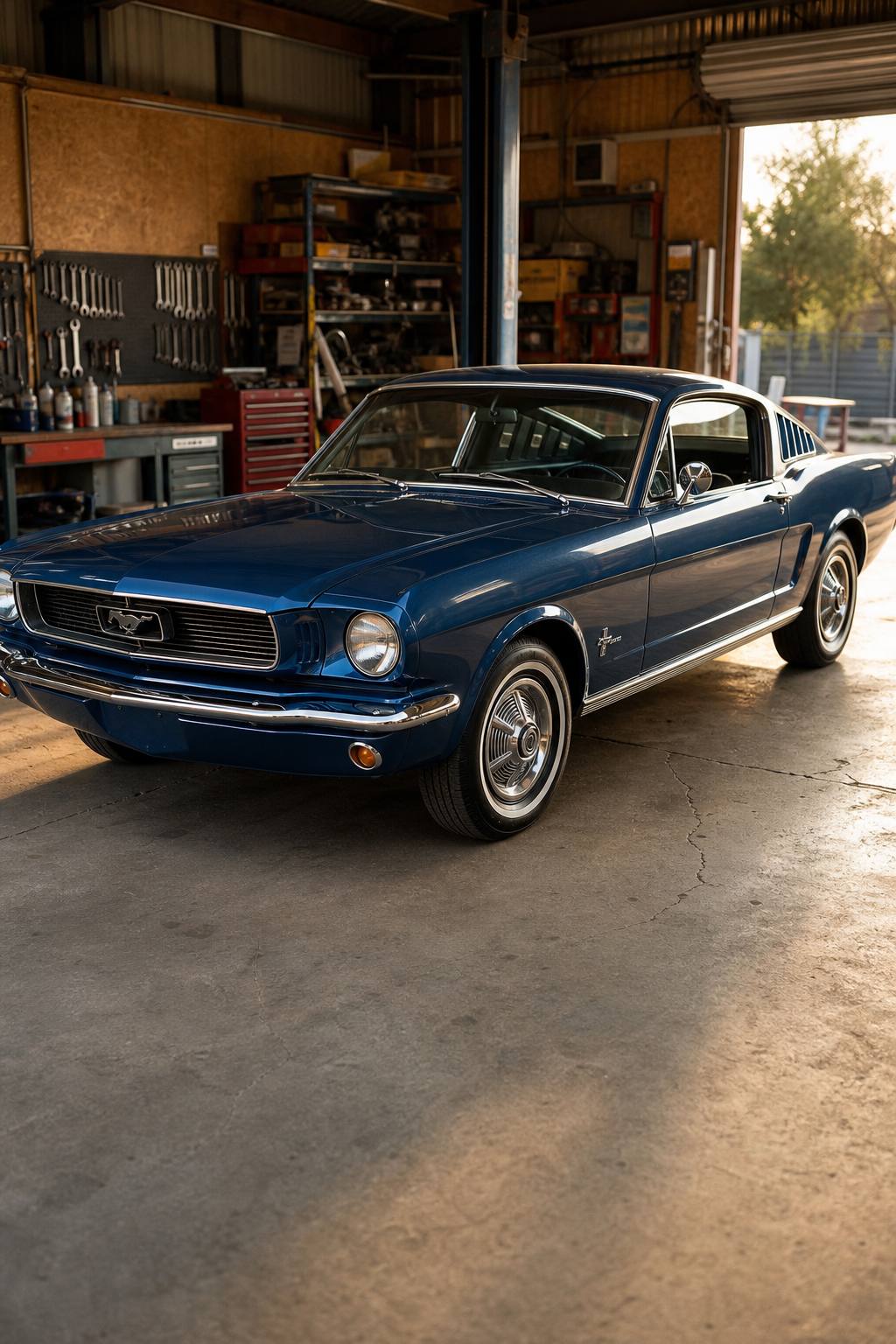 good starter 1965 Ford Mustang Fastback 2+2 project AI restoration vision