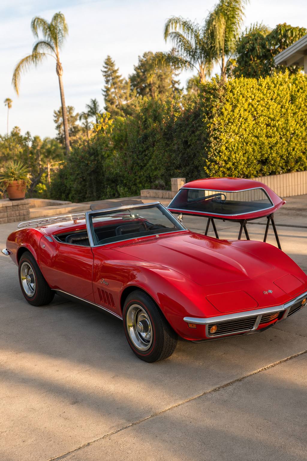 new parts 1968 Chevrolet Corvette project AI restoration vision