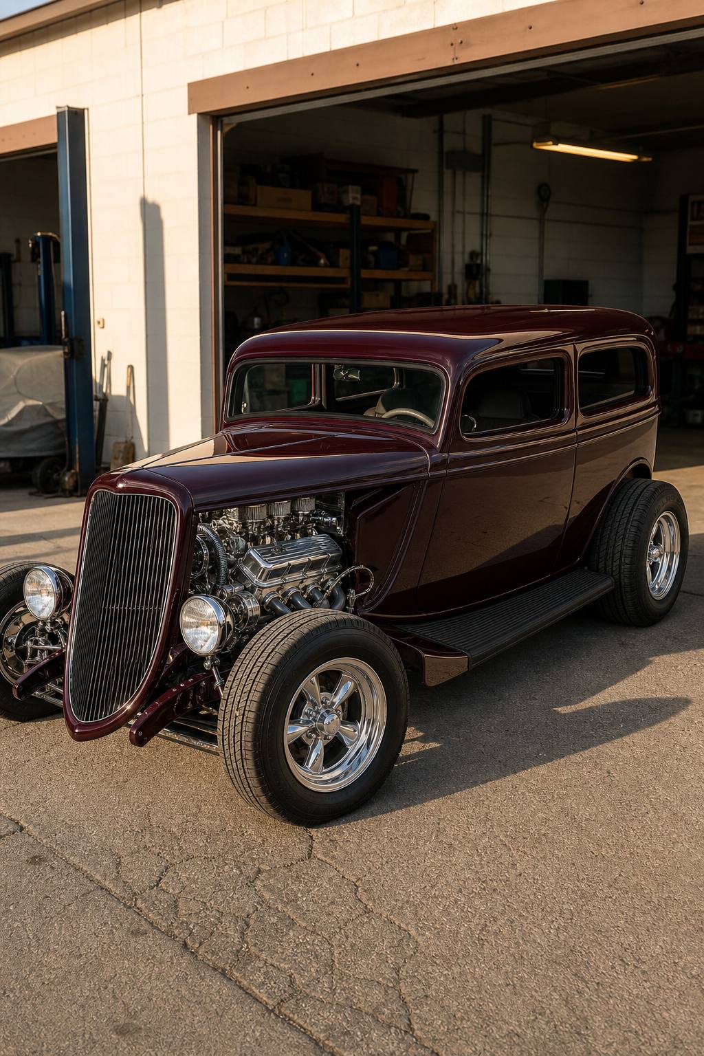 needs to be completed 1934 Ford Tudor Streetrod project AI restoration vision