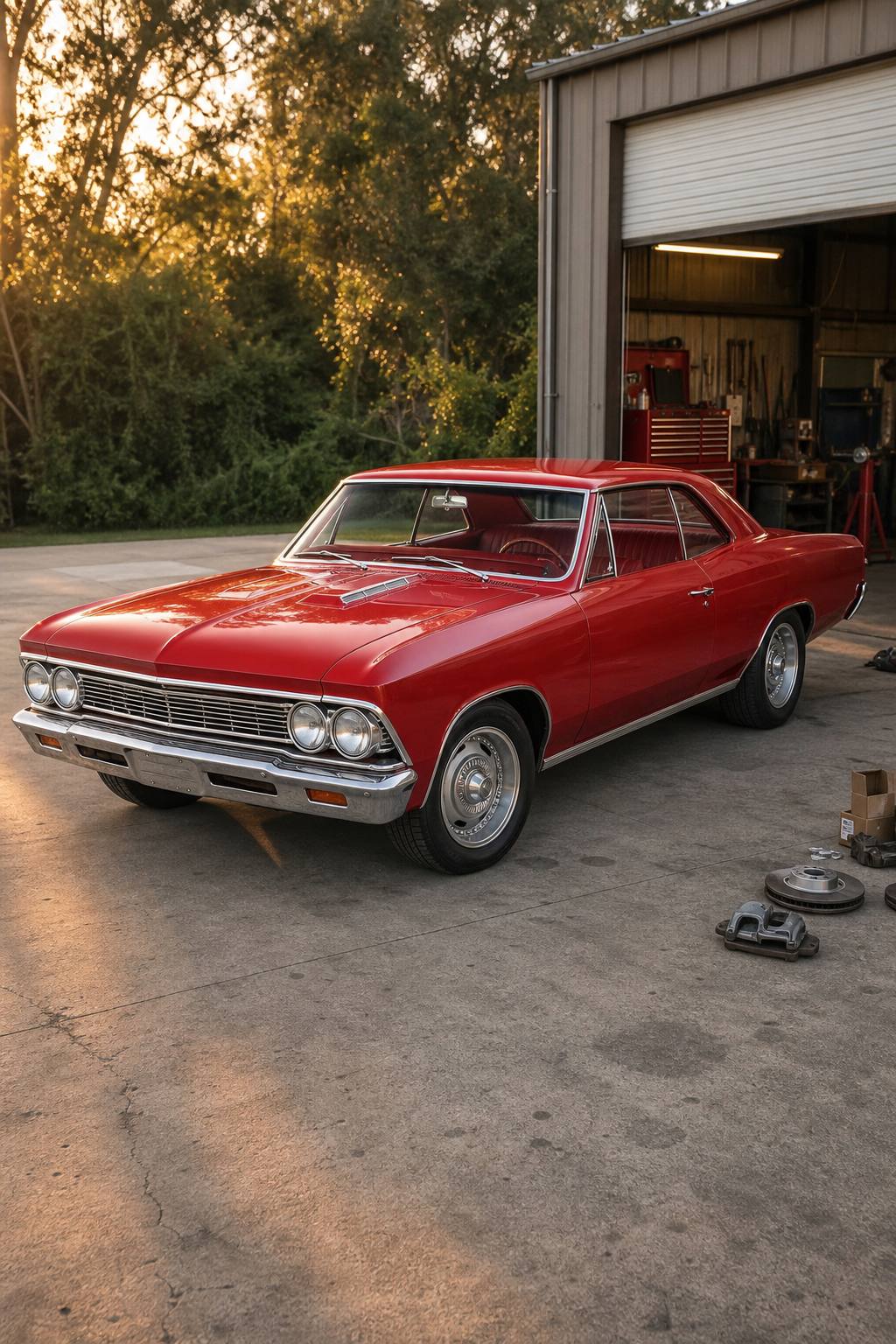 runs and drives 1966 Chevrolet Chevelle project AI restoration vision