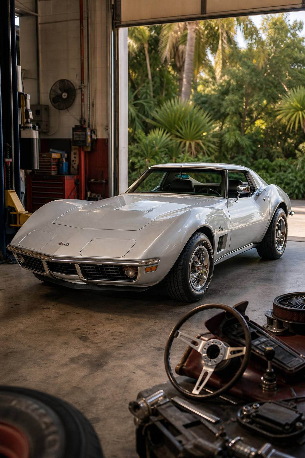 swapped engine 1970 Chevrolet Corvette project AI restoration vision