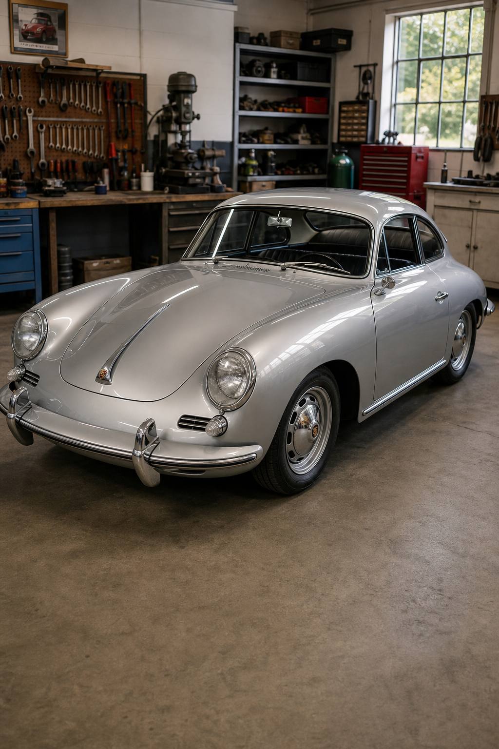 partly restored 1962 Porsche 356 Project AI restoration vision