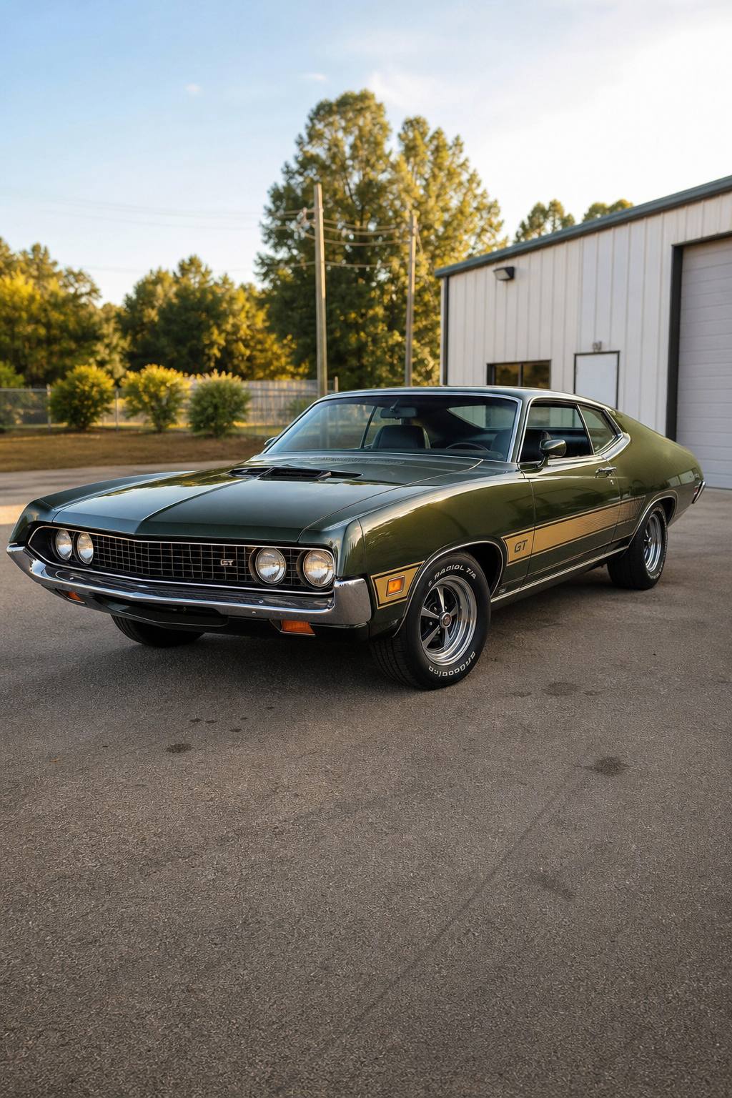 low miles 1971 Ford Torino GT project AI restoration vision