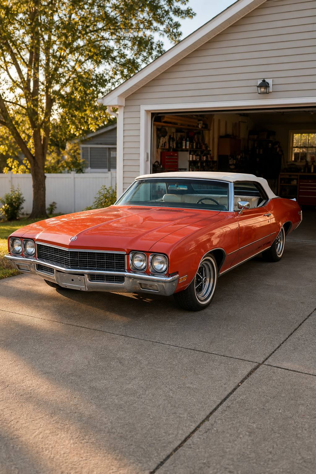 new top 1972 Buick Skylark Convertible project AI restoration vision
