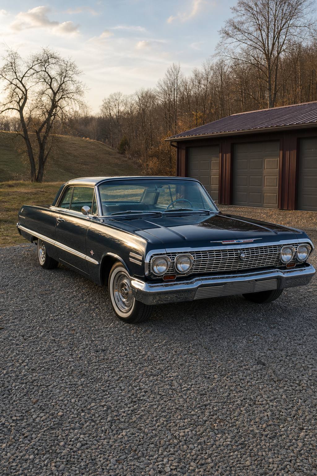 original engine 1963 Chevrolet Impala SS project AI restoration vision
