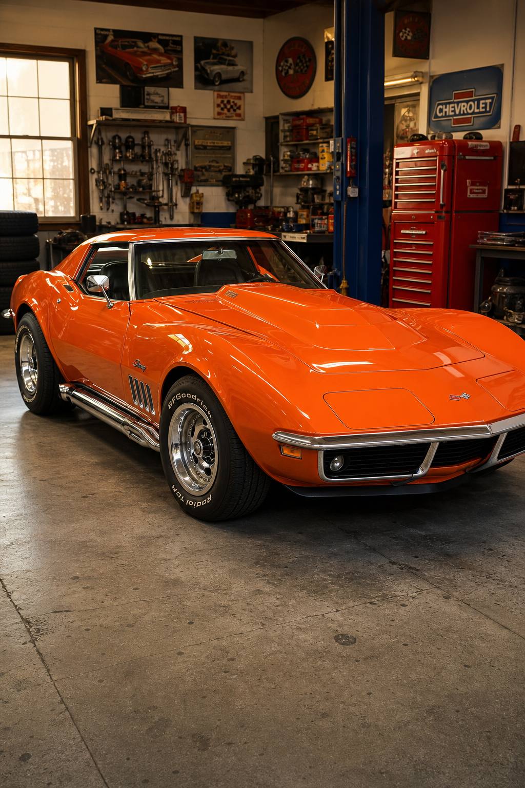needs work 1969 Chevrolet Corvette 2 Door project AI restoration vision