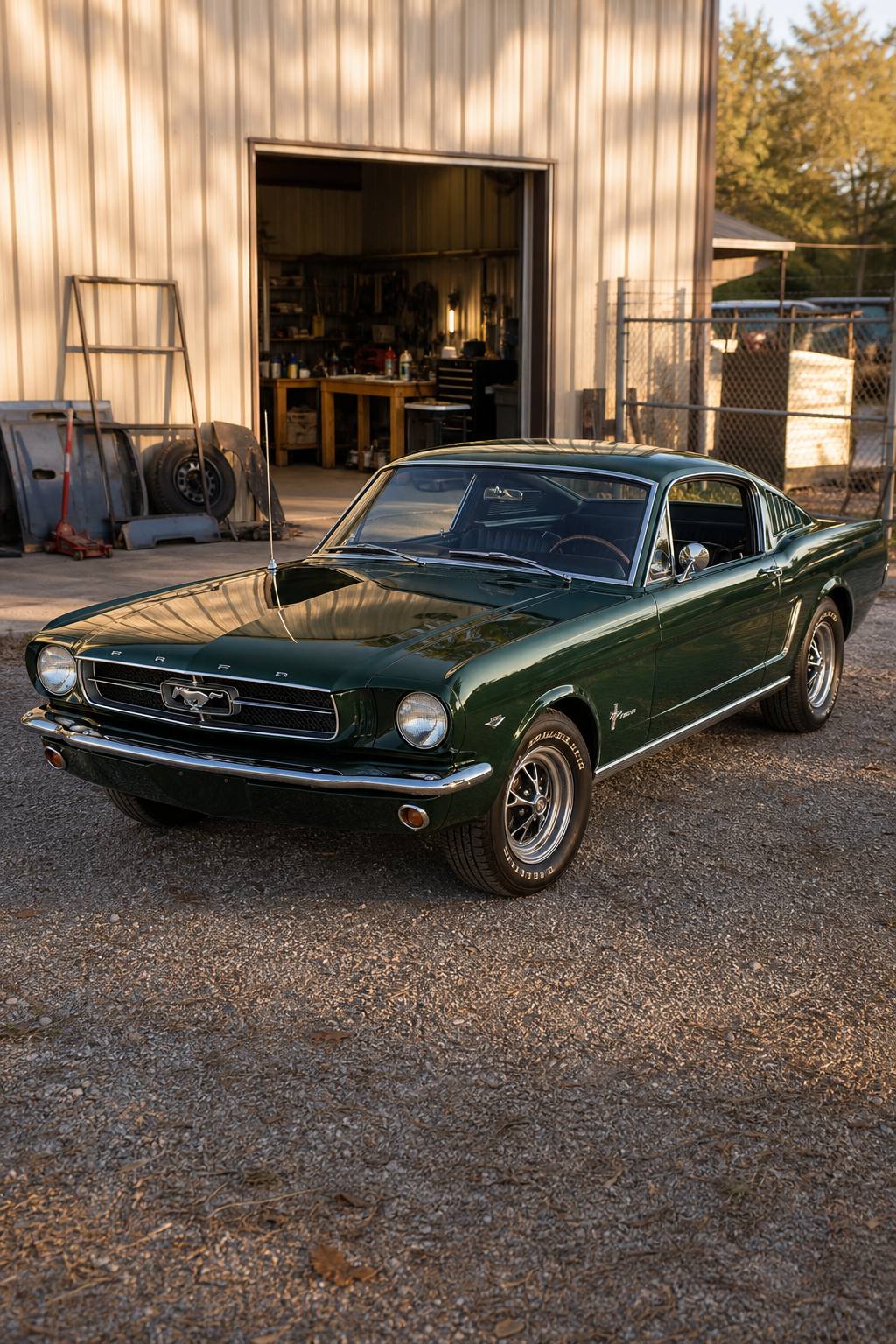 solid base 1966 Ford Mustang project AI restoration vision