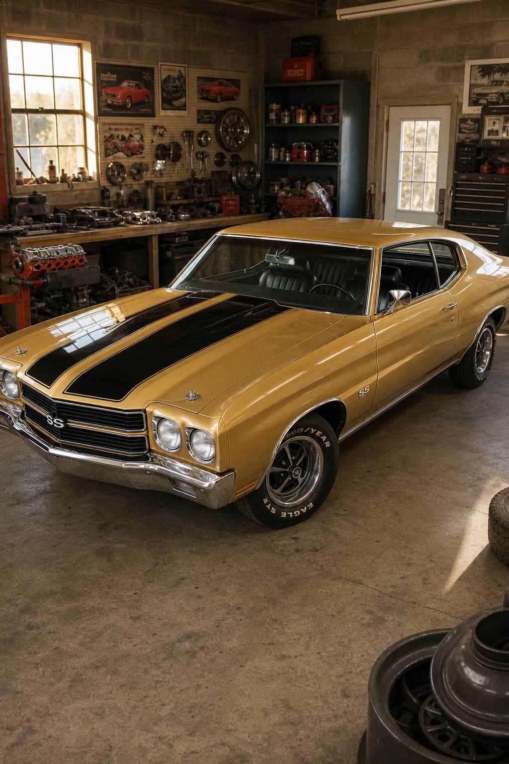 classic 1970 Chevrolet Chevelle SS 396 project AI restoration vision