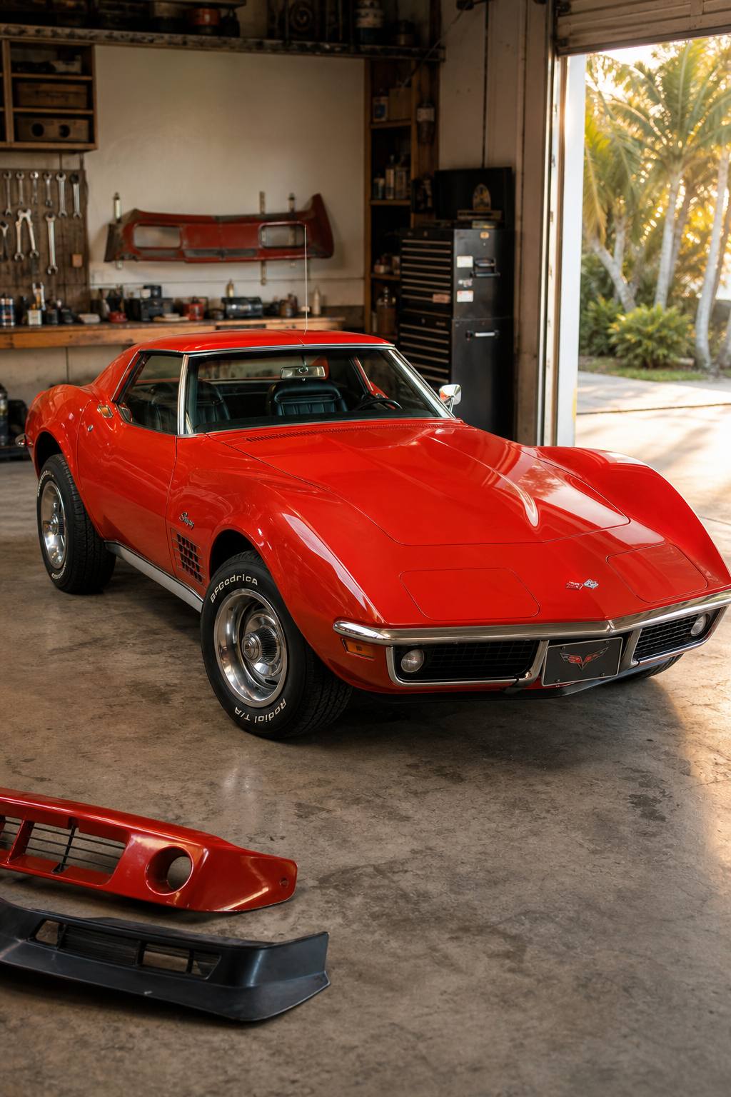 new parts 1972 Chevrolet Corvette project AI restoration vision