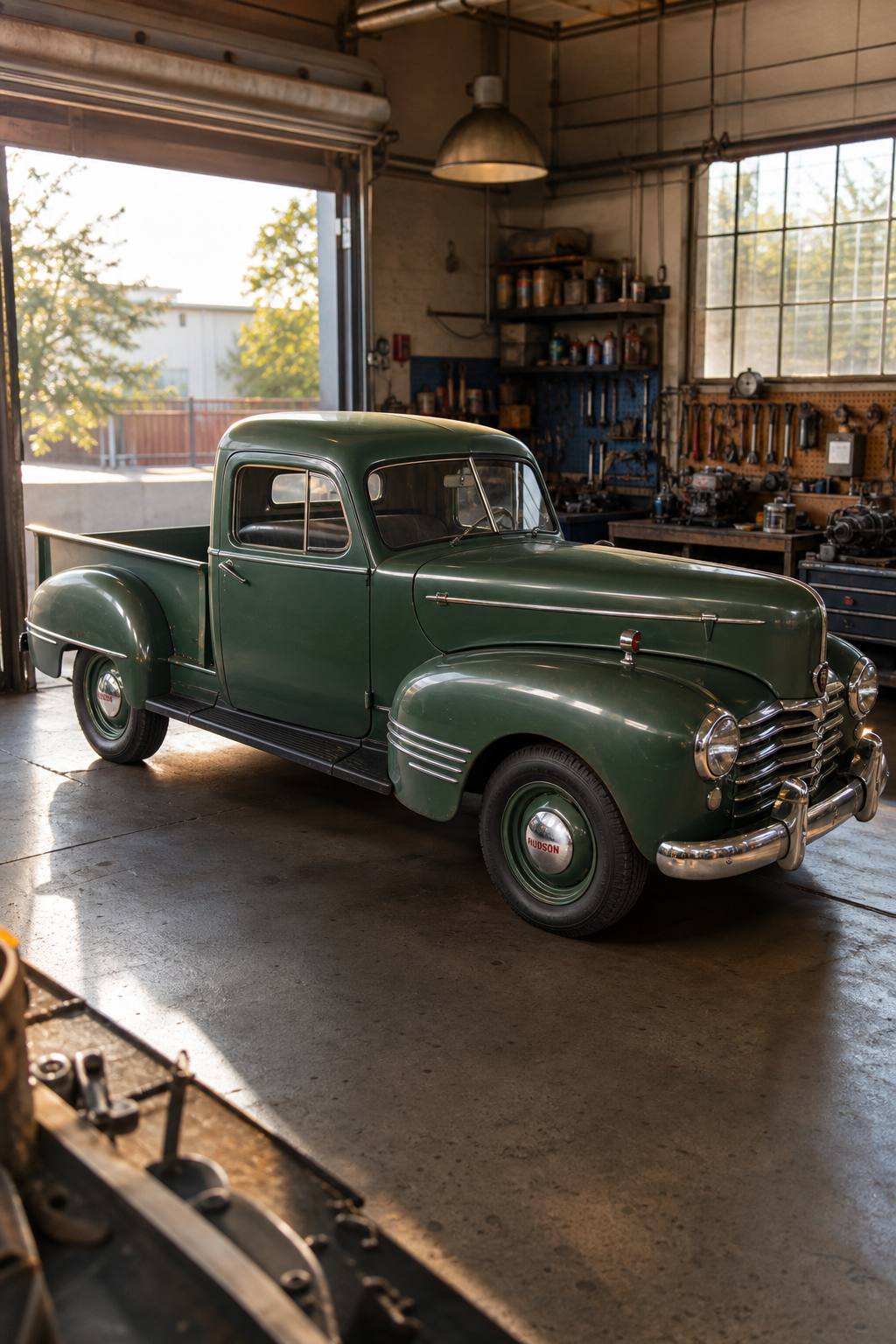 vintage 1947 Hudson Pickup project AI restoration vision
