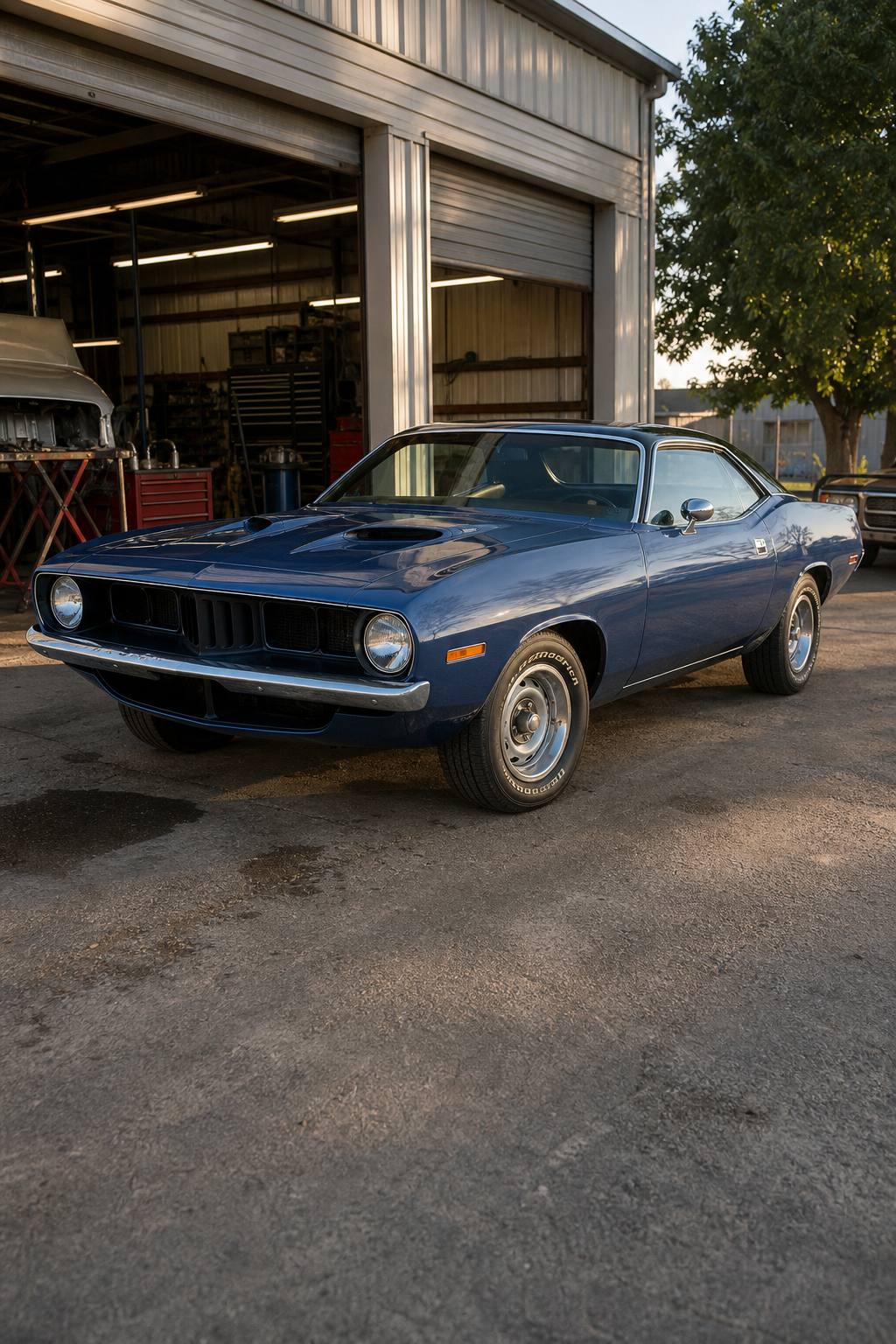 needs a lot of TLC 1973 Plymouth Barracuda CUDA project AI restoration vision