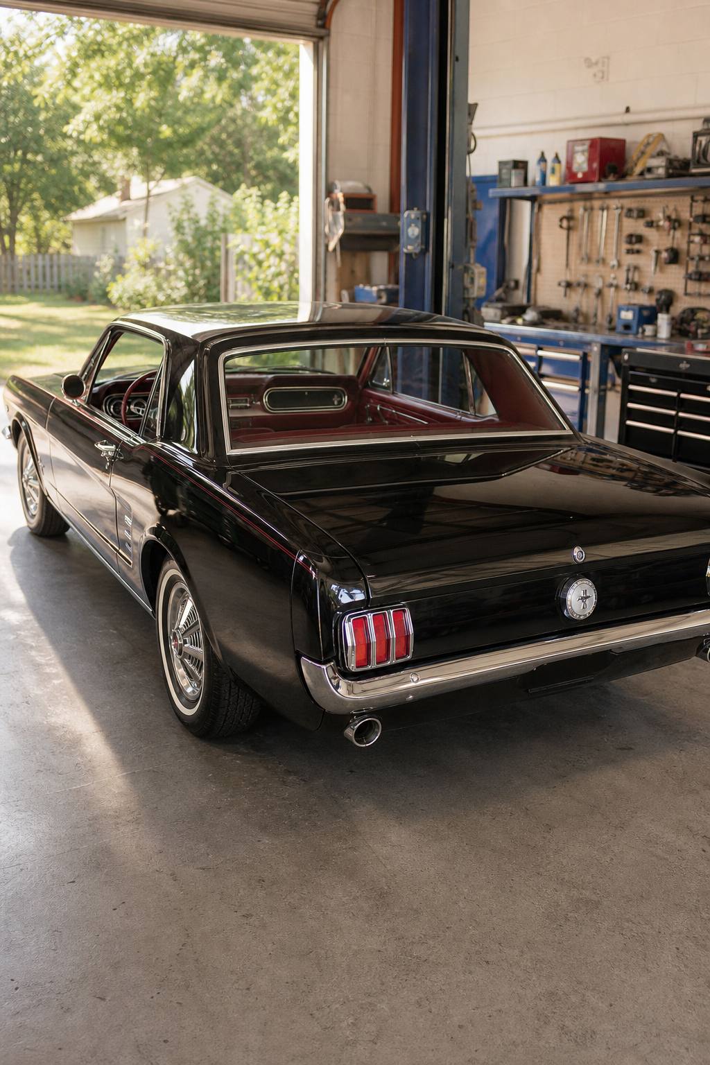 1966 Ford Mustang 1966 2 dr coupe AI restoration vision