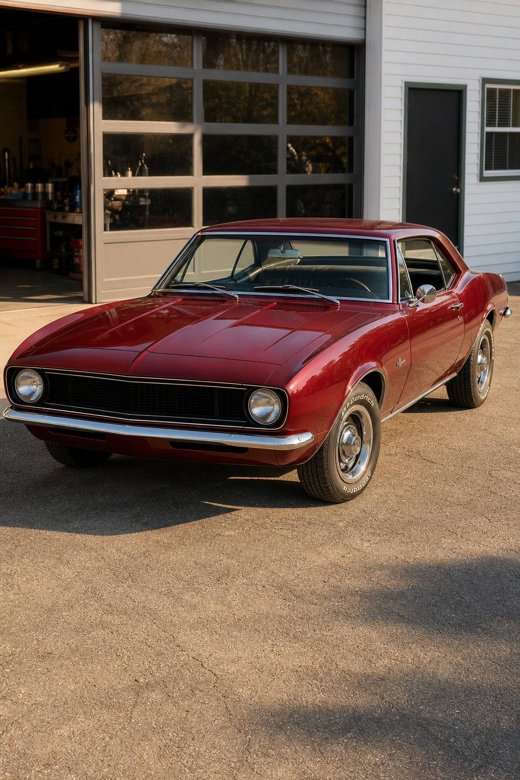 new parts 1967 Chevrolet Camaro Standard project AI restoration vision