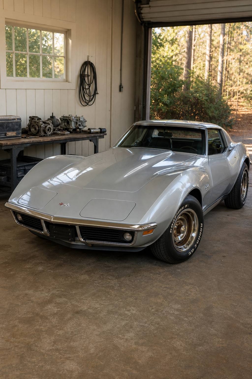 all original 1974 Chevrolet Corvette project AI restoration vision