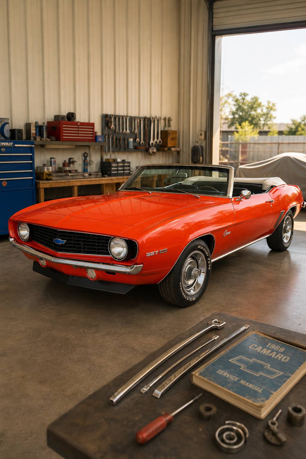 1969 Chevrolet Camaro 327 V8 Original Project AI restoration vision
