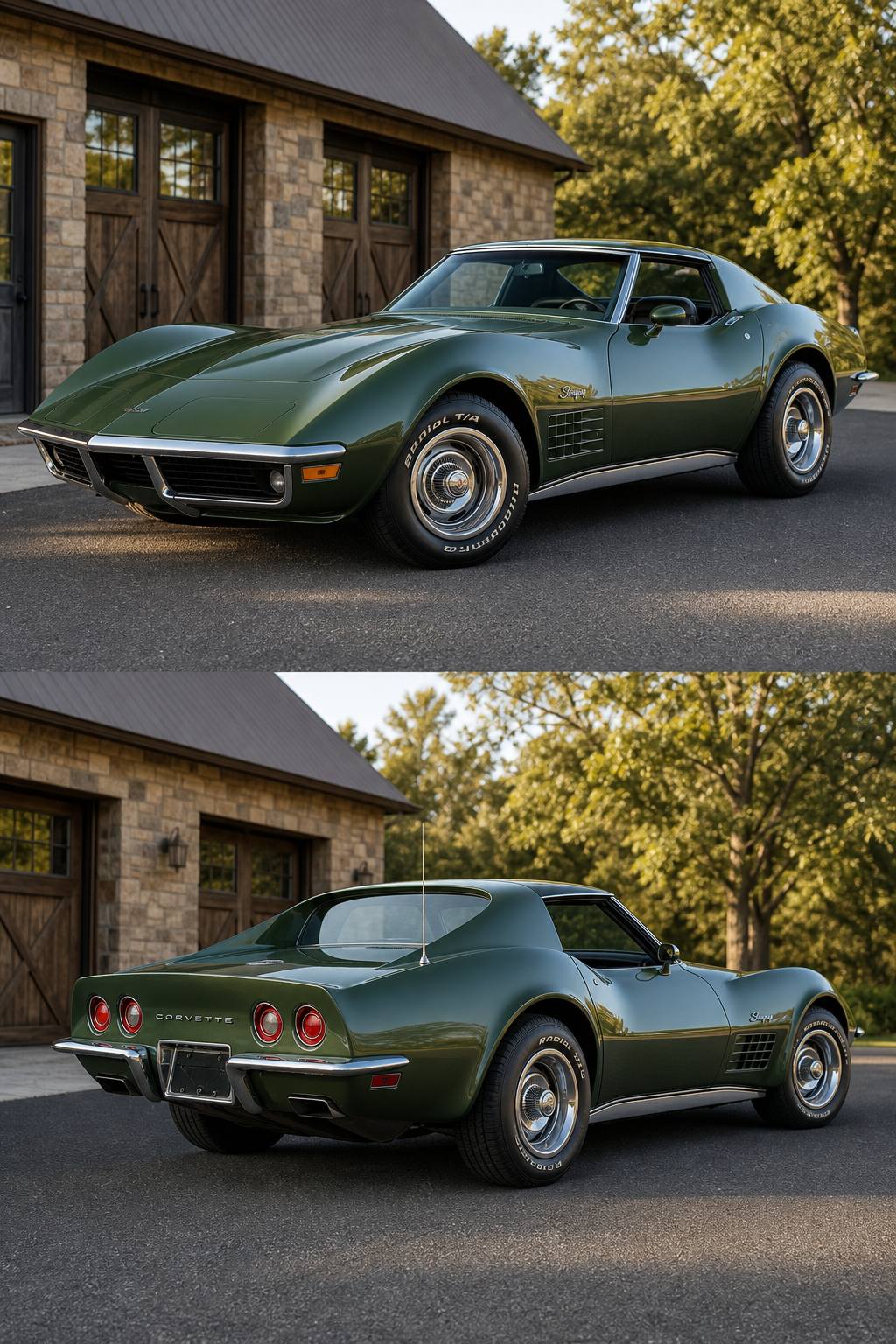 solid 1972 Chevrolet Corvette project AI restoration vision