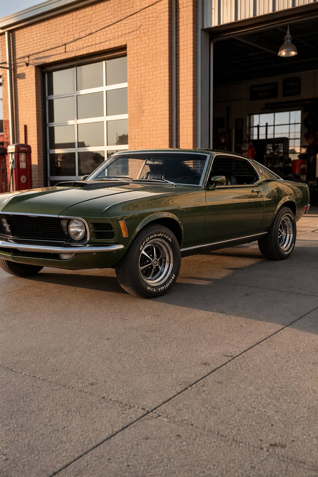 new parts 1970 Ford Mustang fastback project AI restoration vision